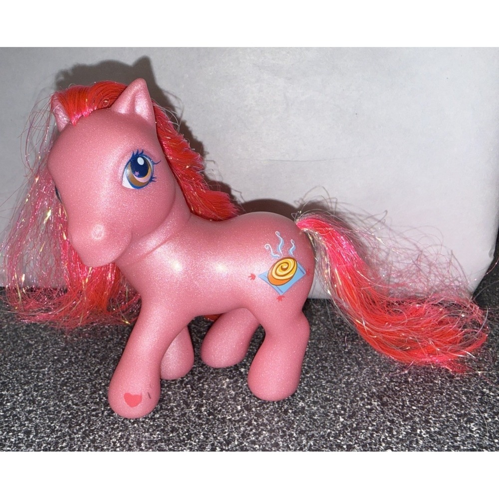 My Little Pony G3 2002 Perfectly Pony Cinnamon Breeze Red Shimmer MLP